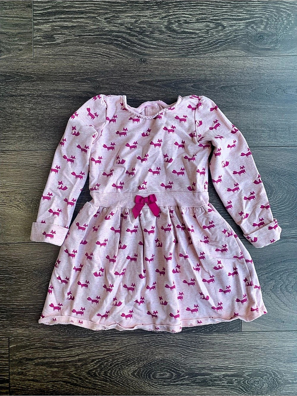 Gymboree Fox Print Dress Size 3T